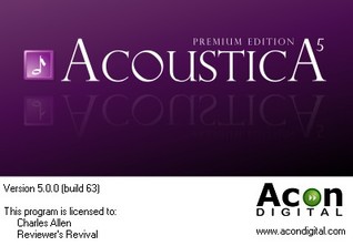 Acoustica 5 Premium Splash Screen