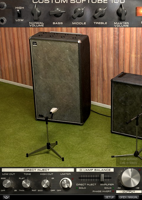 Softube Bass Amp Room