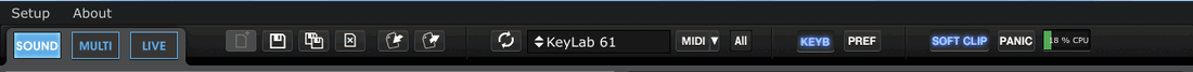Analog Lab Toolbar